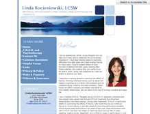 Tablet Screenshot of lindakocieniewski.com